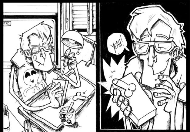 BD sur l'horloge bite 01