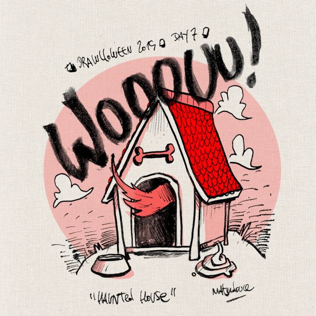 Drawlloween #07 - Haunted house