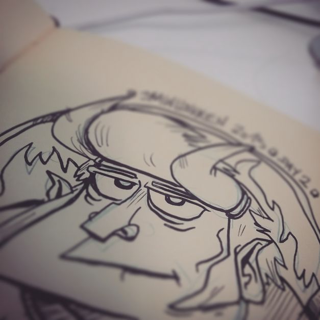 Croquis Drawlloween #02 - Devil